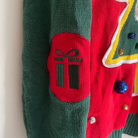 “Get Lit” Ugly Christmas Sweater 2XL - Picture 4 of 10